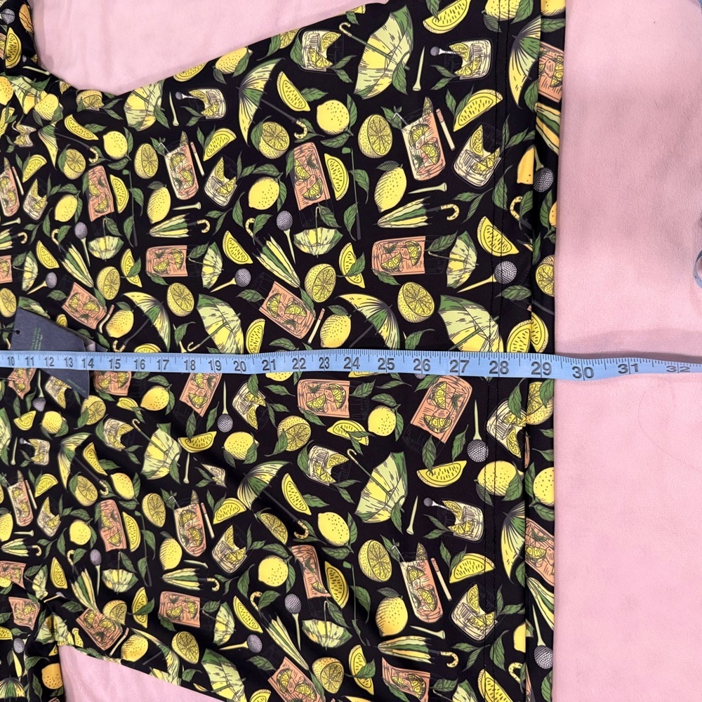 William Murray Golf Lemon Print Men's Shirt - Picture 12 of 15